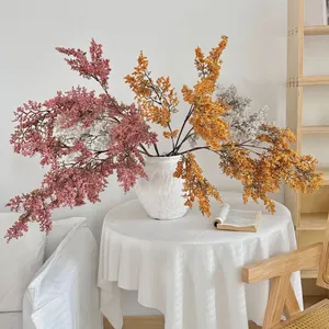Ramo di Pino Artificiale in Stile Wabi Sabi Fiori Finti per la Decorazione del Tavolo da Pranzo del Soggiorno Oggetti di Scena