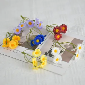 Têtes de marguerites et camomilles artificielles pour bricolage DIY et décoration
