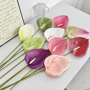 Anturio artificiale stampato in 3D in colori vivaci per decorazioni nuziali