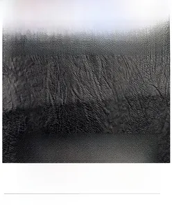 Detail of waterproof black leather texture with wear-resistant and soft finish
