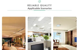 Reliable quality lily of the valley lamp installed in hotel, office and home living room