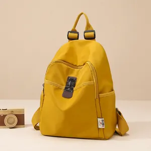 Waterproof Oxford Cloth Backpack For Women Fashion Minimalist Anti-theft School Bag Travel Leisure Multi-pocket Laptop Backpack