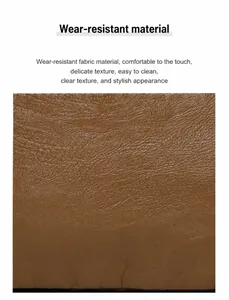 Macro detail of brown washed leather texture showing wear-resistant material of the bag