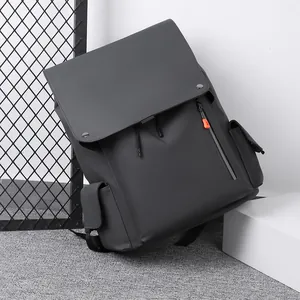 Sac à Dos Ordinateur Business Moderne Imperméable Grande Capacité Tissu Enduit Sac de Voyage avec Compartiment Ordinateur Pour Hommes Femmes