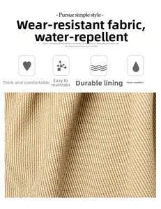Macro detail of wear-resistant and water-repellent beige thick fabric on a fashion bag