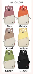 Detailed grid view showing six color options for the lightweight contrast shoulder bag