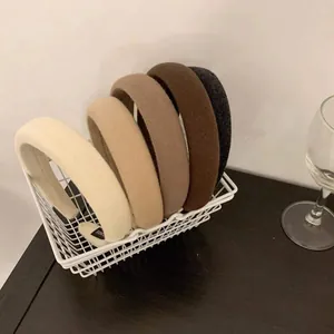 Lot de serre-têtes rembourrés en éponge couleurs neutres avec tissu texturé de qualité