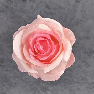 Teste di Fiori di Rosa Artificiali in Tessuto di Raso Fiori Finti per Matrimonio Festa Casa Parete di Sfondo Decorazione Fai-da-te Articoli per l'Artigianato