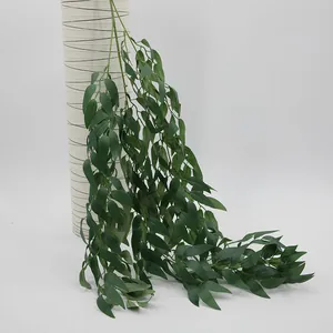 Plante de saule suspendue artificielle pour décor mural et décoration de plafond mariage