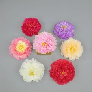 Künstliche 20cm Seiden-Pfingstrosen in sieben Farben für Hochzeitsdeko und DIY