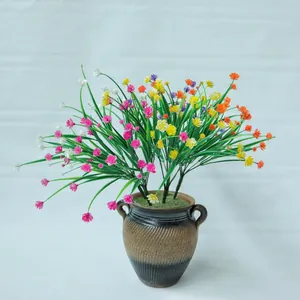 Plantas Artificiales de Plástico Eucalipto Helecho Camelia Para Decoración Hogar Jardín Boda Accesorios Fotografía