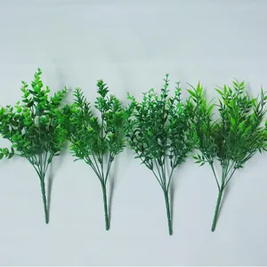 Set de plantas de eucalipto artificiales realistas para decoración del hogar