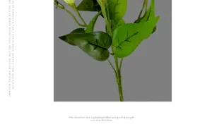 Detailed close-up of realistic faux calla lily leaves with green vein textures