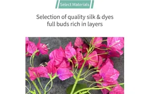 Macro detail of silk bougainvillea petals with realistic texture and vibrant magenta color