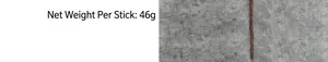 Detailed view of 38cm height and 46g weight specs for artificial cyclamen flower stems