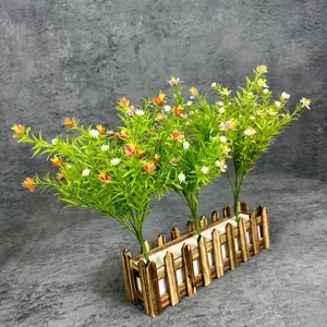 Artificial Gypsophila Water Grass Flowers Bouquet Plastic Silk Pastoral Style Plants For Home Hotel Wedding Garden Decor