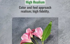 Detailed close-up of 3D real-touch artificial lily petals with gradient pink color