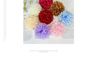 Multi-colored artificial violet flowers in seven vibrant shades for DIY crafts and decor