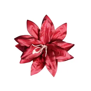 Kunstmatige dieprode leliebloemknop voor DIY bruiloftdecor en huisornamenten
