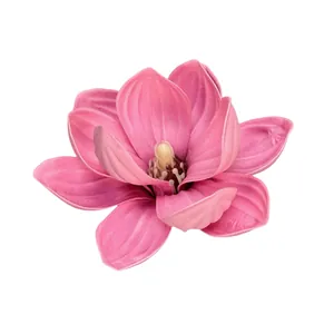 Naturgetreue rosa EVA Magnolienblüte 13cm für Blumengestecke und Dekorationen