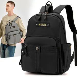 Urban Casual Wasserdichter Nylon Rucksack Für Herren Leichter Laptop Rucksack Mit Großer Kapazität Für Reisen Und Schule