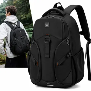 Men Business Travel Multifunctional Backpack Outdoor Hiking Large Capacity Laptop Backpack Water Repellent Nylon Daypack