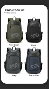 Detailed grid view showing large capacity backpacks in green, black, grey and blue colors