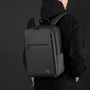 Waterproof business laptop backpack with ergonomic straps and large capacity storage