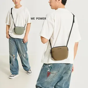 Sac à bandoulière japonais grande capacité pour le travail en nylon olive et kaki