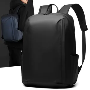 Men Business Laptop Backpack Water Repellent Nylon Large Capacity Minimalist Casual Travel Daypack Fits 15.6 Inch Computer