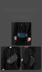 Wasserdichte Tech-Sportbrusttasche tragbar als Bauchtasche, Brust- oder Umhängetasche