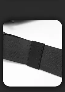 Details des hochdichten Nylon-Schultergurts mit elastischen Schlaufen für Sporttaschen