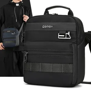 Herren Wasserdicht Nylon Umhängetasche Große Kapazität Multi Tasche Business Reisen Messenger Schultertasche Für Herren