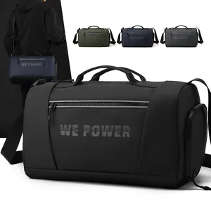 Sac de Sport WE POWER Imperméable en Nylon Grande Capacité Sac de Voyage Pour Hommes Avec Compartiment Chaussures Indépendant