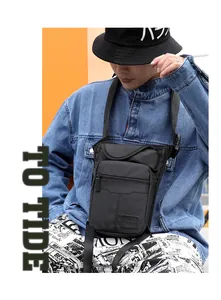 Tactical waterproof waist leg bag with multi-pocket design and adjustable strap for hiking