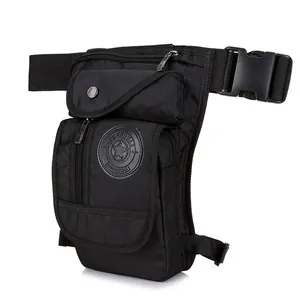 Men Multifunctional Waterproof Nylon Drop Leg Bag Outdoor Tactical Waist Bag For Hiking Cycling Sport Travel Belt Bag