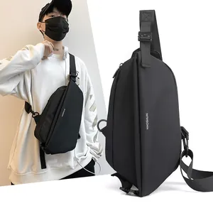 Borsa da Petto da Uomo in Nylon Impermeabile alla Moda Borsa a Tracolla Casual con Cinturino Regolabile Multivani per Viaggi Sport