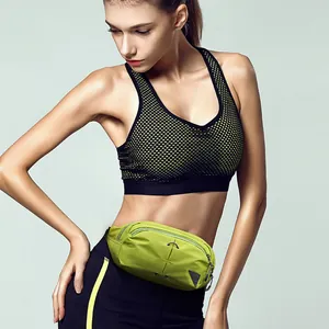 Outdoor Waterproof Nylon Waist Bag For Men Women Sporty Multi Compartment Chest Crossbody Pack Adjustable Belt Running Travel Hip Purse
