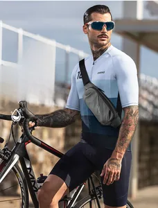 Waterproof dark grey crossbody sling bag for men during outdoor cycling activities