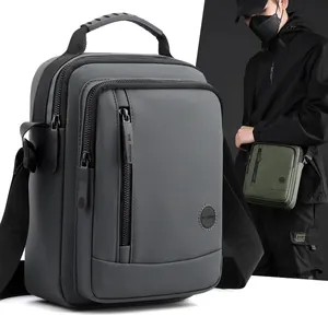 WEPOWER Men's Waterproof 900D Nylon Shoulder Bag Functional Techwear Crossbody Bag Large Capacity Outdoor Travel Messenger Bag With Top Handle