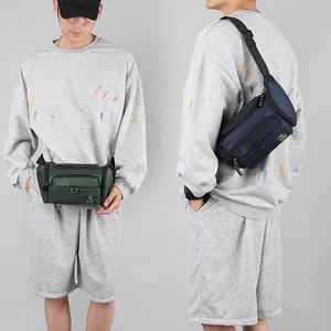 Sac banane étanche en nylon et sac de poitrine pour la randonnée et le cyclisme