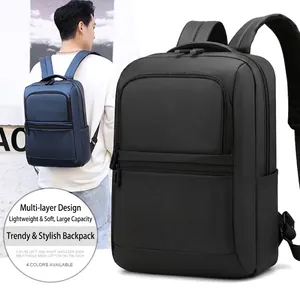 Minimalist Waterproof Business Laptop Backpack Large Capacity Travel Outdoor Casual Nylon Daypack School Bag For Men Women