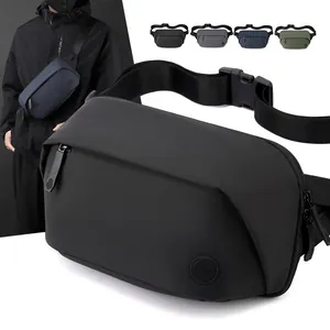 Urban Tactical Men Chest Bag Multi-functional Waterproof Nylon Waist Bag Large Capacity Outdoor Shoulder Sling Bag Casual Travel Pack