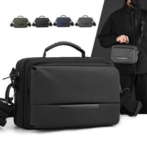 Herren Wasserdichte Nylon Brusttasche Minimalistische Mode Umhängetasche Business Casual Reise Messenger Handtasche