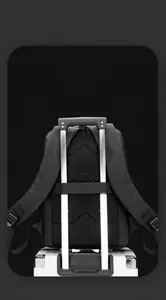 Mochila para portátil con acolchado transpirable y correa de equipaje para viajar fácil