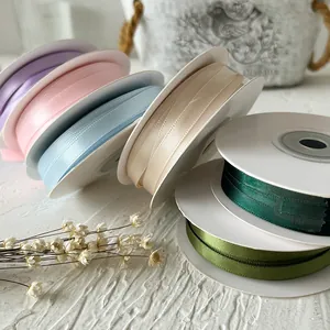 Nastro di Raso per Confezioni Regalo Materiali per Fiocchi Fatti a Mano Fai-da-te Nastro Decorativo per Feste di Matrimonio Accessori per Abbigliamento