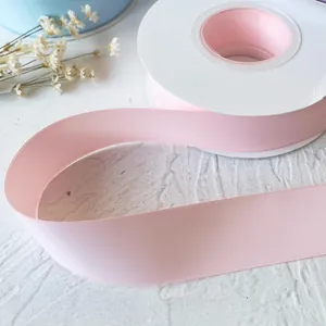 Double Sided Matte Satin Ribbon Roll For DIY Handcraft Gift Wrapping Wedding Party Decoration Lolita Style Material Accessory