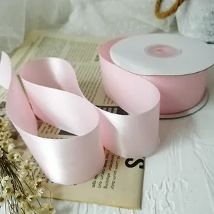 Double Sided Polyester Satin Ribbon Roll For Gift Wrapping Wedding Decoration DIY Crafts Hair Bows Nordic Style Accessory