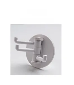 Detail view of the 180-degree rotating 3-arm hook with anti-slip tips and grey finish