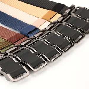 Ceintures tactiques en nylon pour hommes en sept couleurs avec boucle en alliage robuste